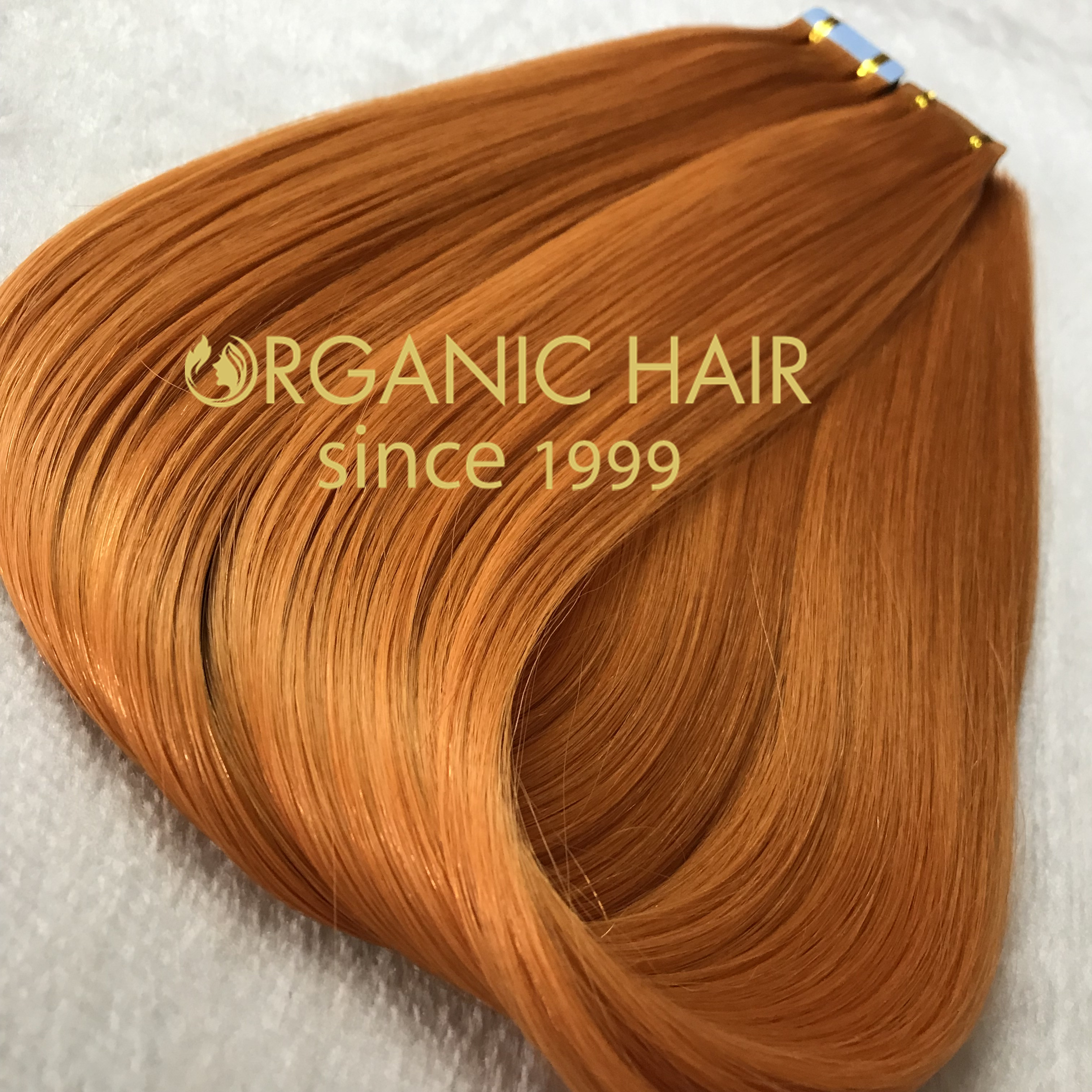 High quality custom color tape in hair extensions  CC121